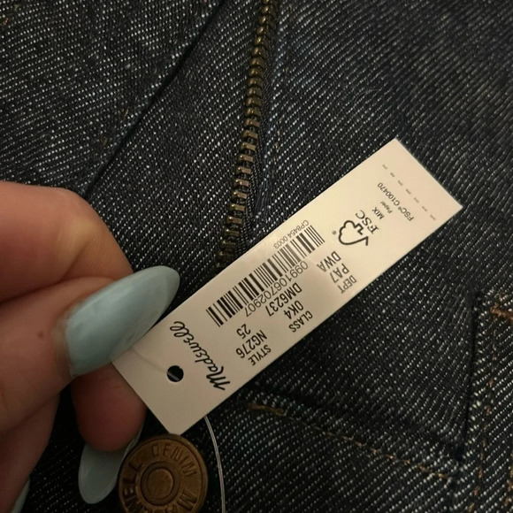 NWT Madewell 10" High-Rise Skinny Jeans Tarren - Picture 4 of 13